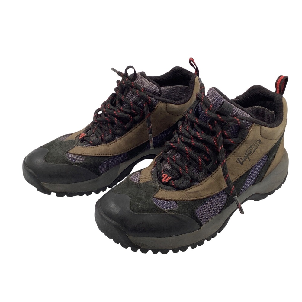Womens VASQUE Ankle Hiking Trail Boots 9.5 Brown Leather V S T Corp Core Outdoor